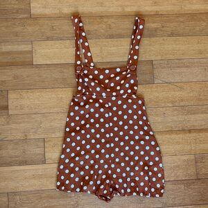 Polka Dot Mini Romper / Jumper - Kimchi Blue XS